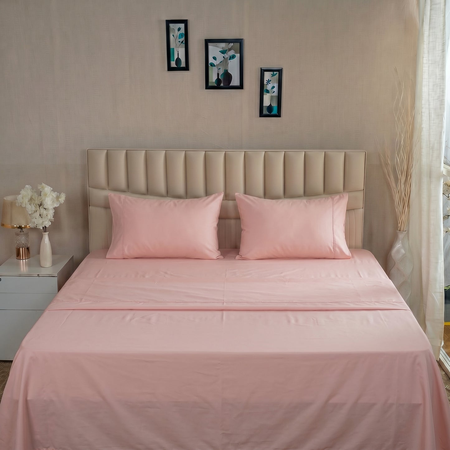 Organic Sateen Flat Sheet set