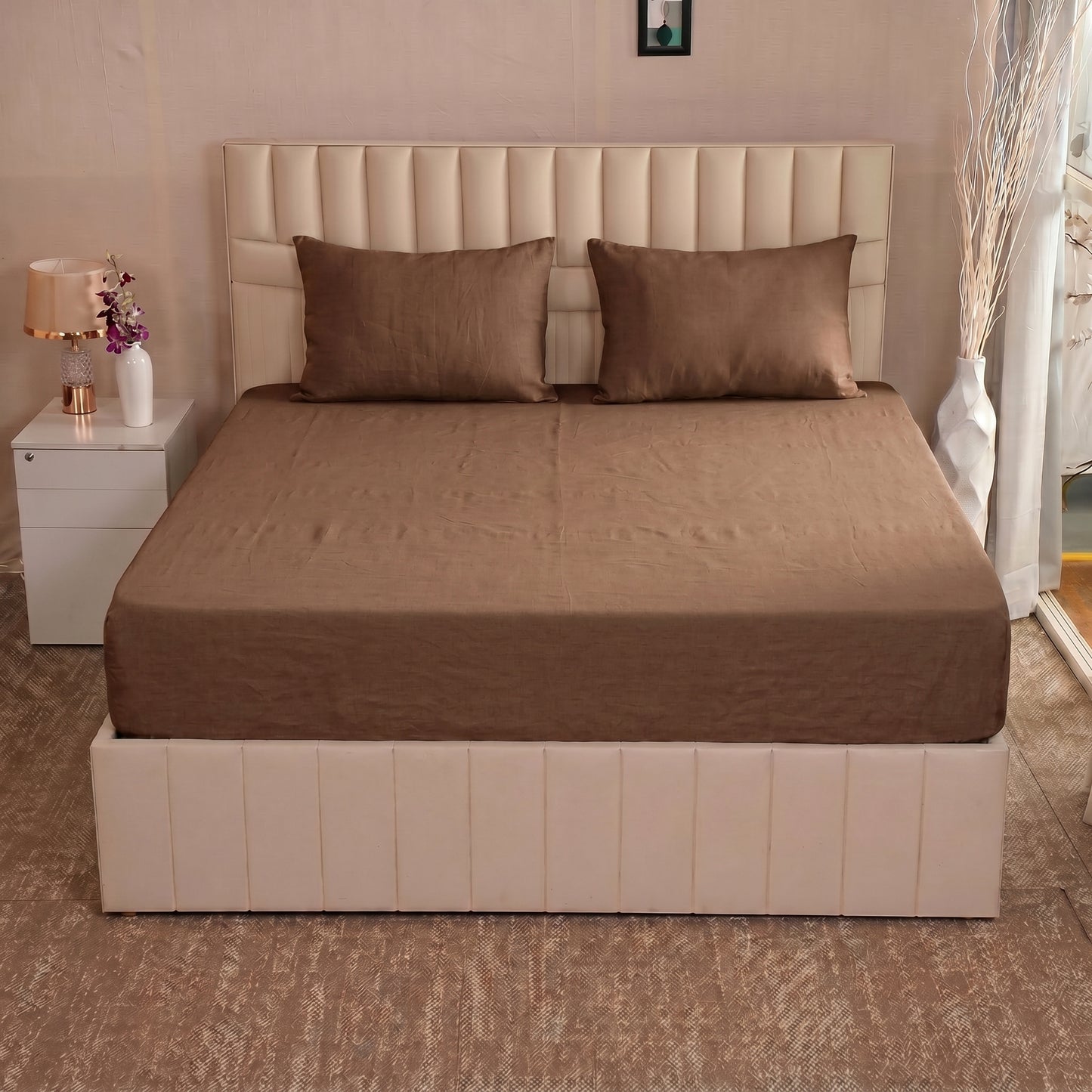European Linen Fitted sheet set