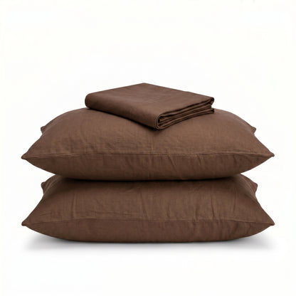 European Linen Flat Sheet set