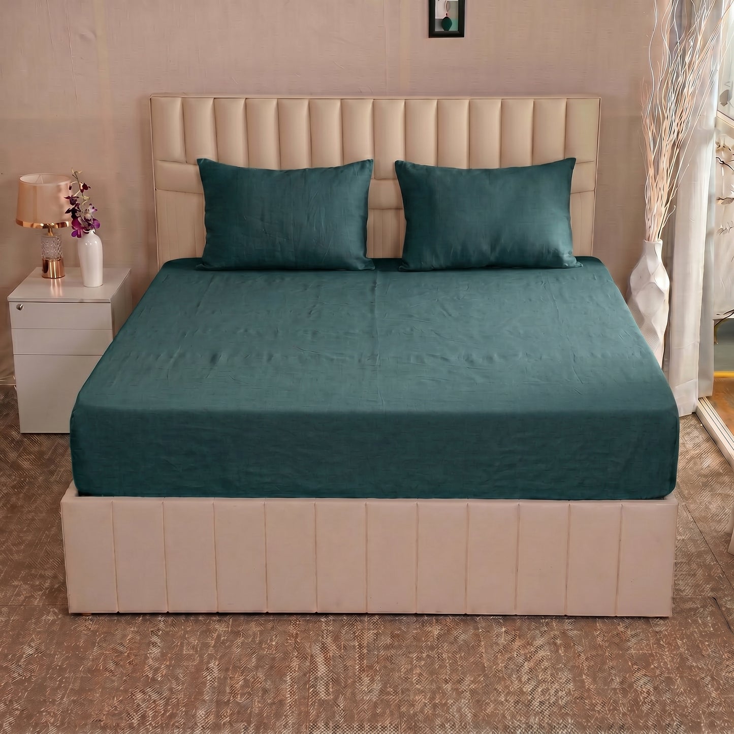 European Linen Fitted sheet set