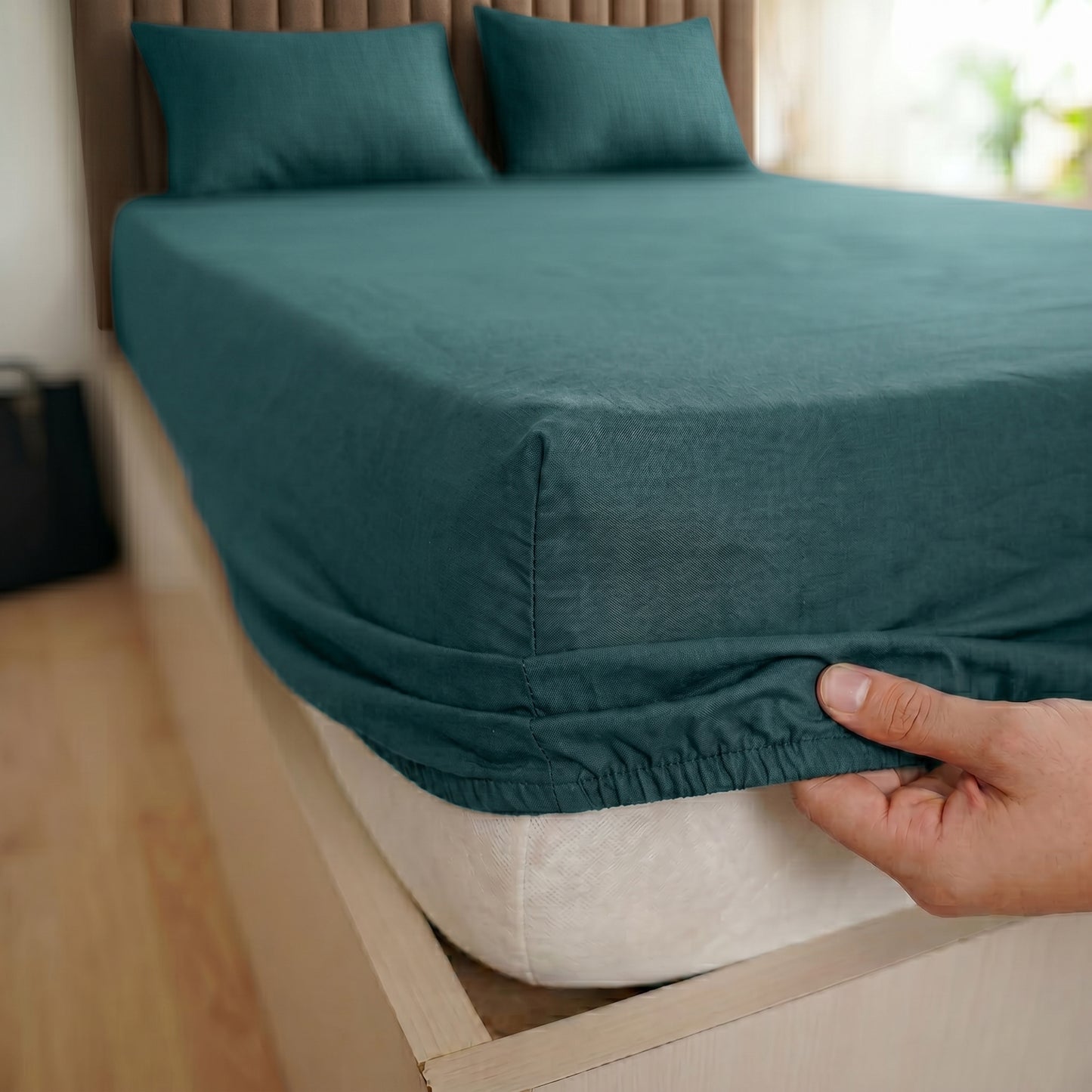 European Linen Fitted sheet set
