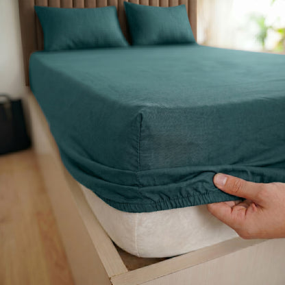 European Linen Fitted sheet set