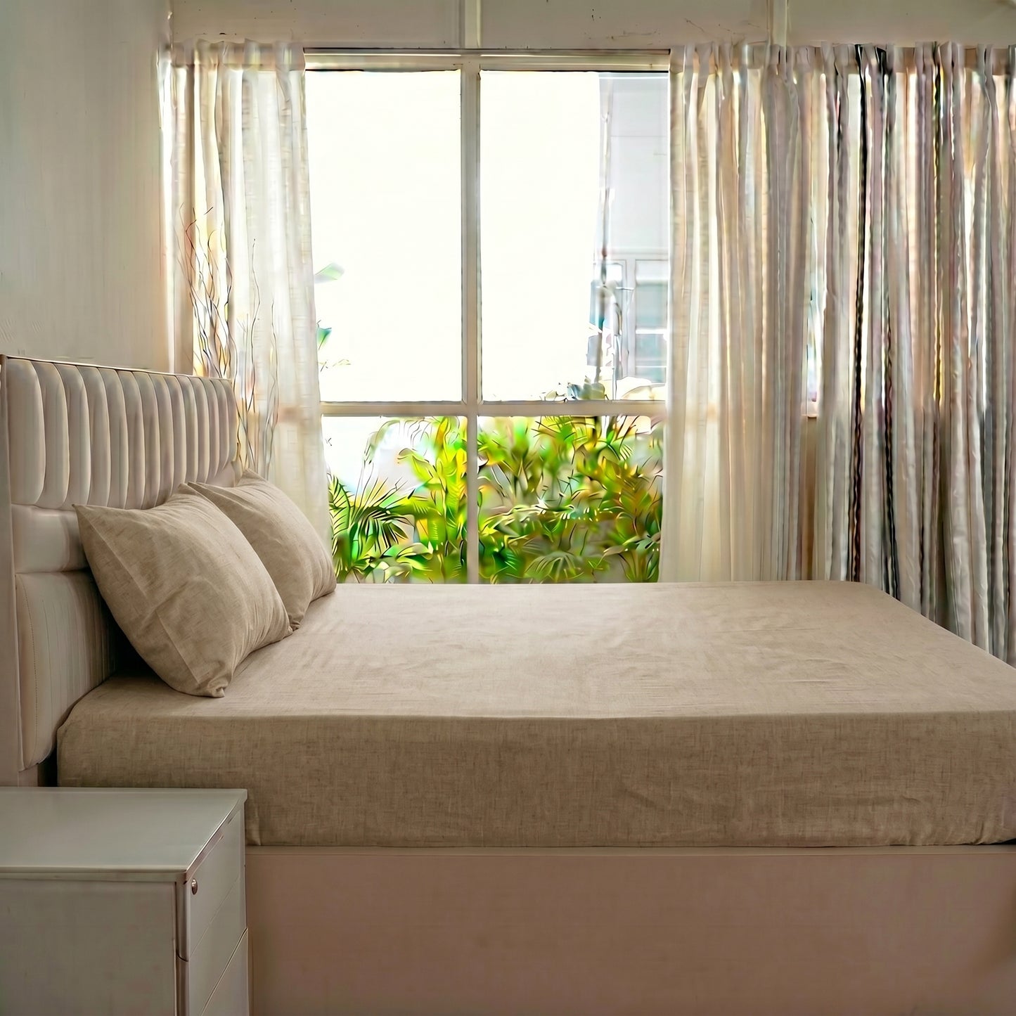 European Linen Fitted sheet set