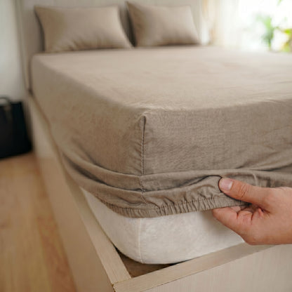 European Linen Fitted sheet set