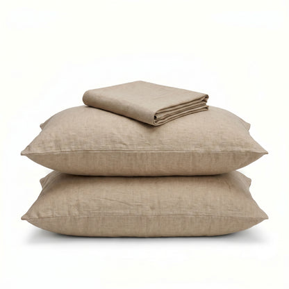 European Linen Flat Sheet set