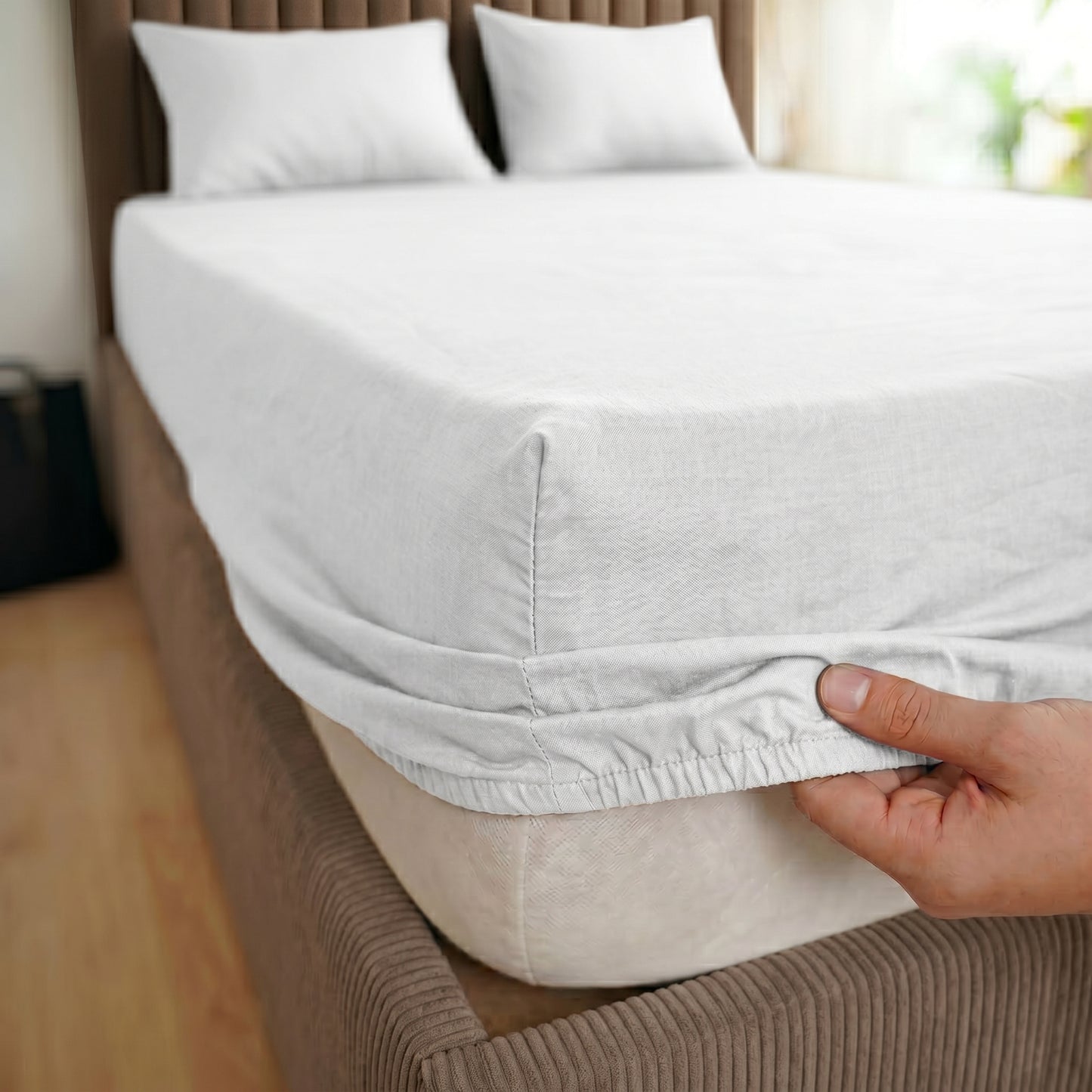 European Linen Fitted sheet set