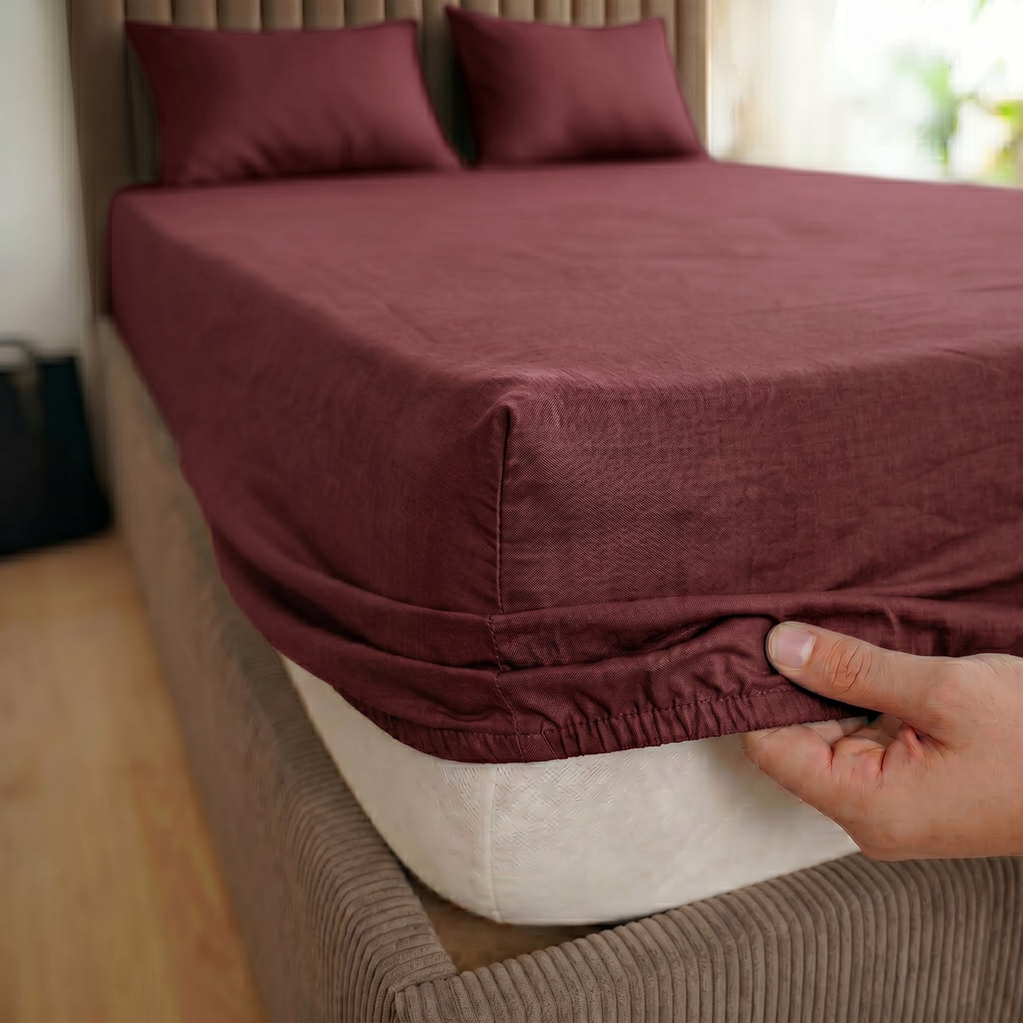 European Linen Fitted sheet set