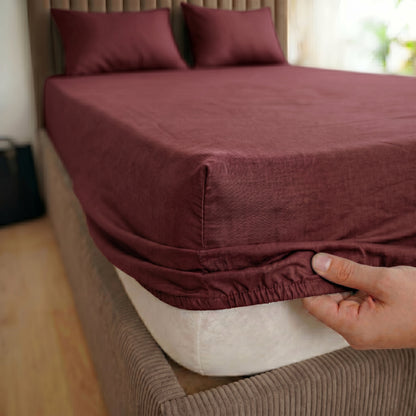 European Linen Fitted sheet set