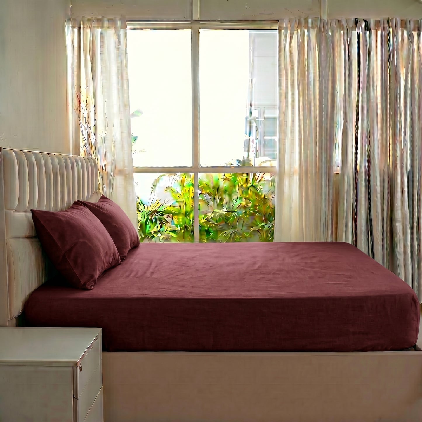 European Linen Fitted sheet set
