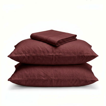 European Linen Flat Sheet set