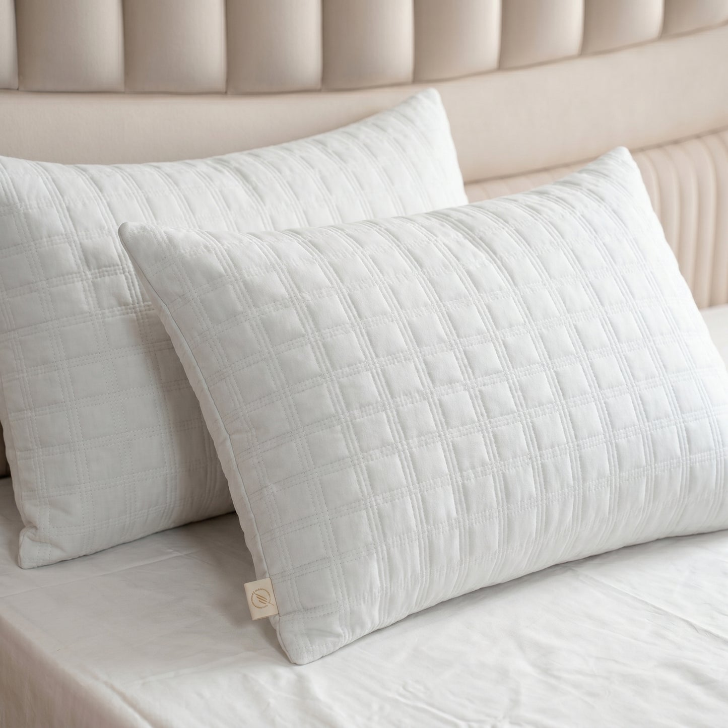 Cotton Heritage Cubic Quilted Shams