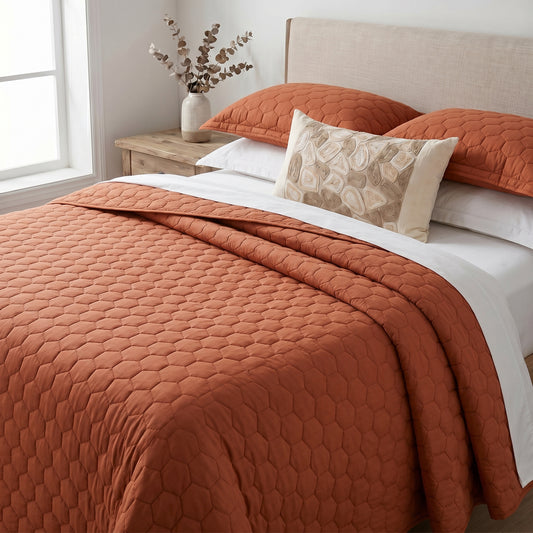 Cotton Honey comb Quilt