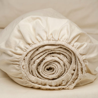 Organic Percale Fitted Sheet set