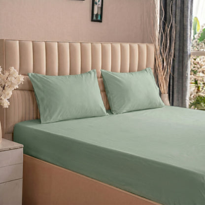 Organic Sateen Fitted Sheet set