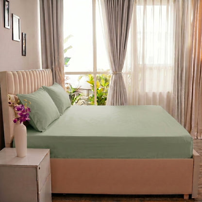 Organic Percale Fitted Sheet set