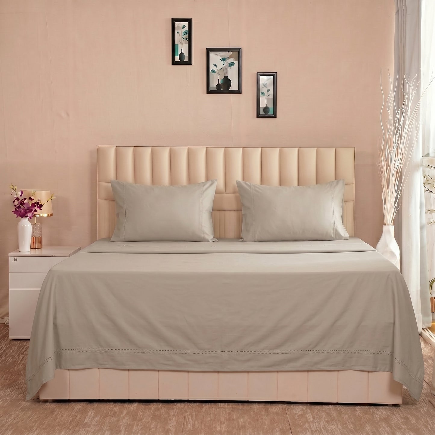Organic Percale Flat Sheet set