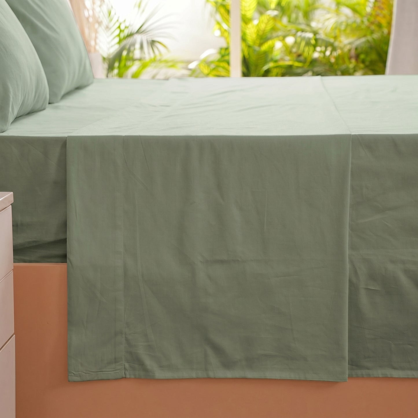 Organic Sateen Flat Sheet set