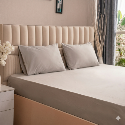 Organic Percale Fitted Sheet set