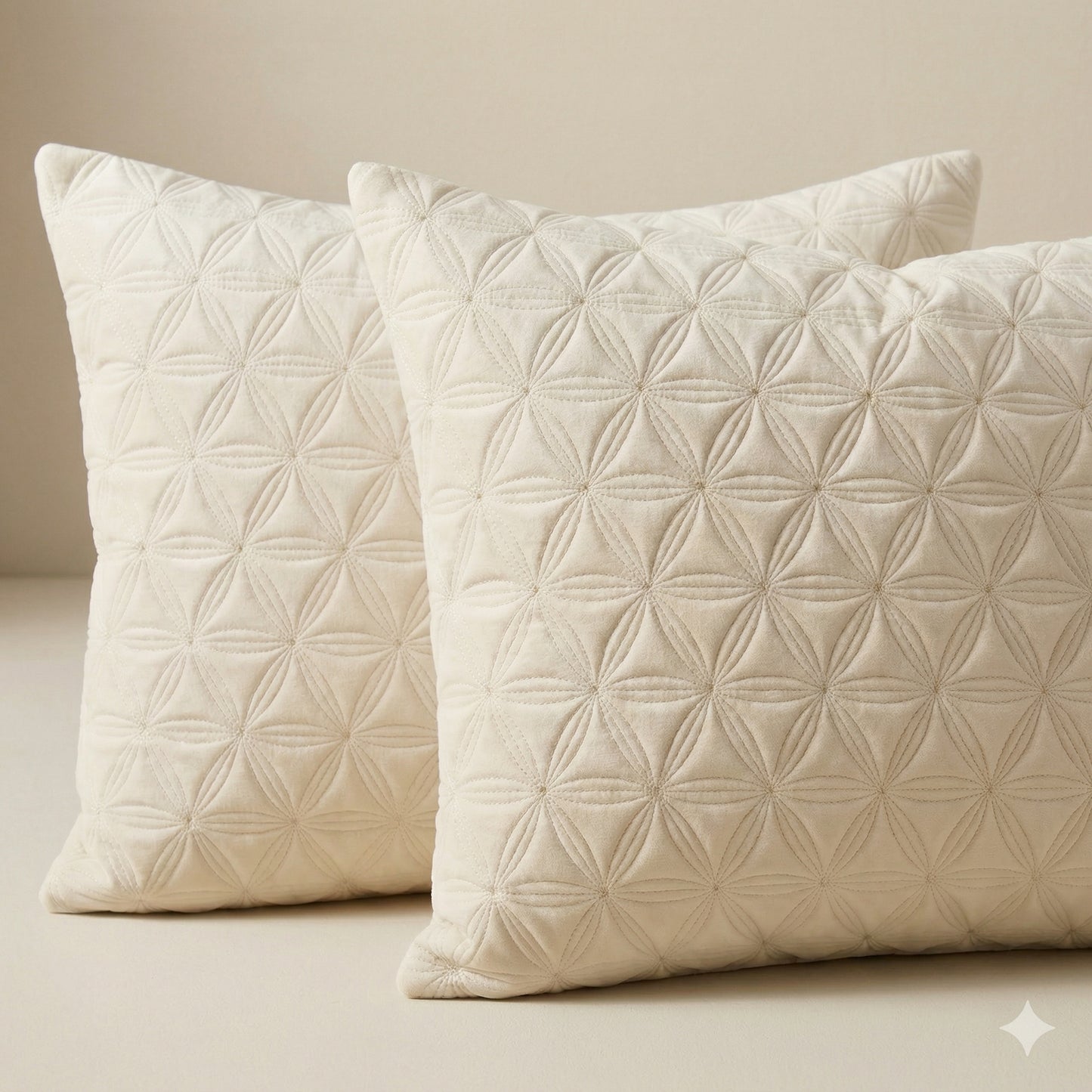 Cotton Heritage Geo Floral Quilted Shams