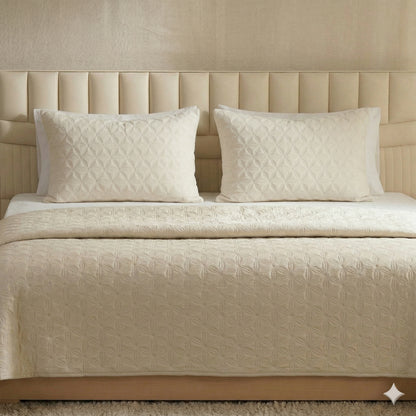 Cotton Heritage Geo Floral Quilted Shams