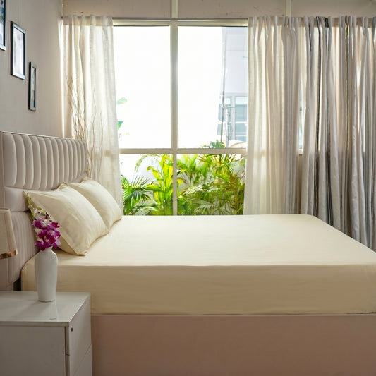 Organic Sateen Fitted Sheet set
