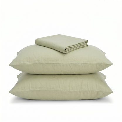 European Linen Flat Sheet set