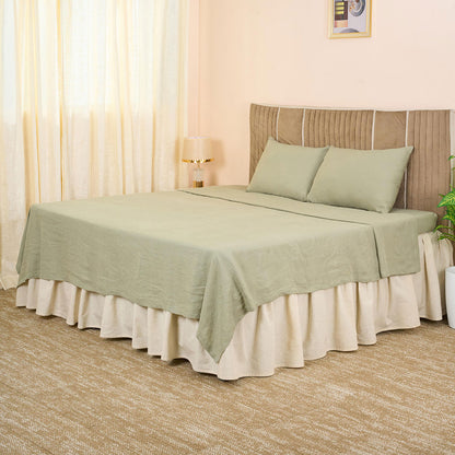 European Linen Flat Sheet set