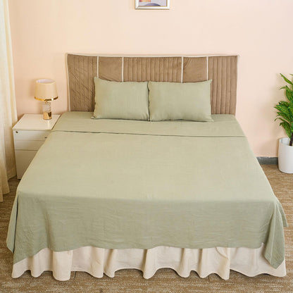 European Linen Flat Sheet set