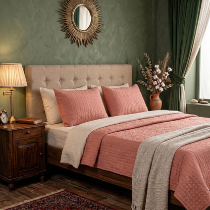 Cotton Pebble Quilted Shams