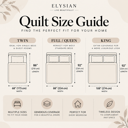 Cotton Brick Quilt Ivory