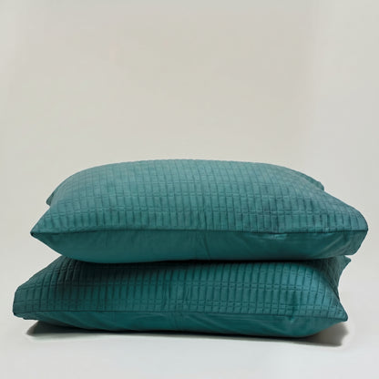 Cotton Brick Quilted Shams