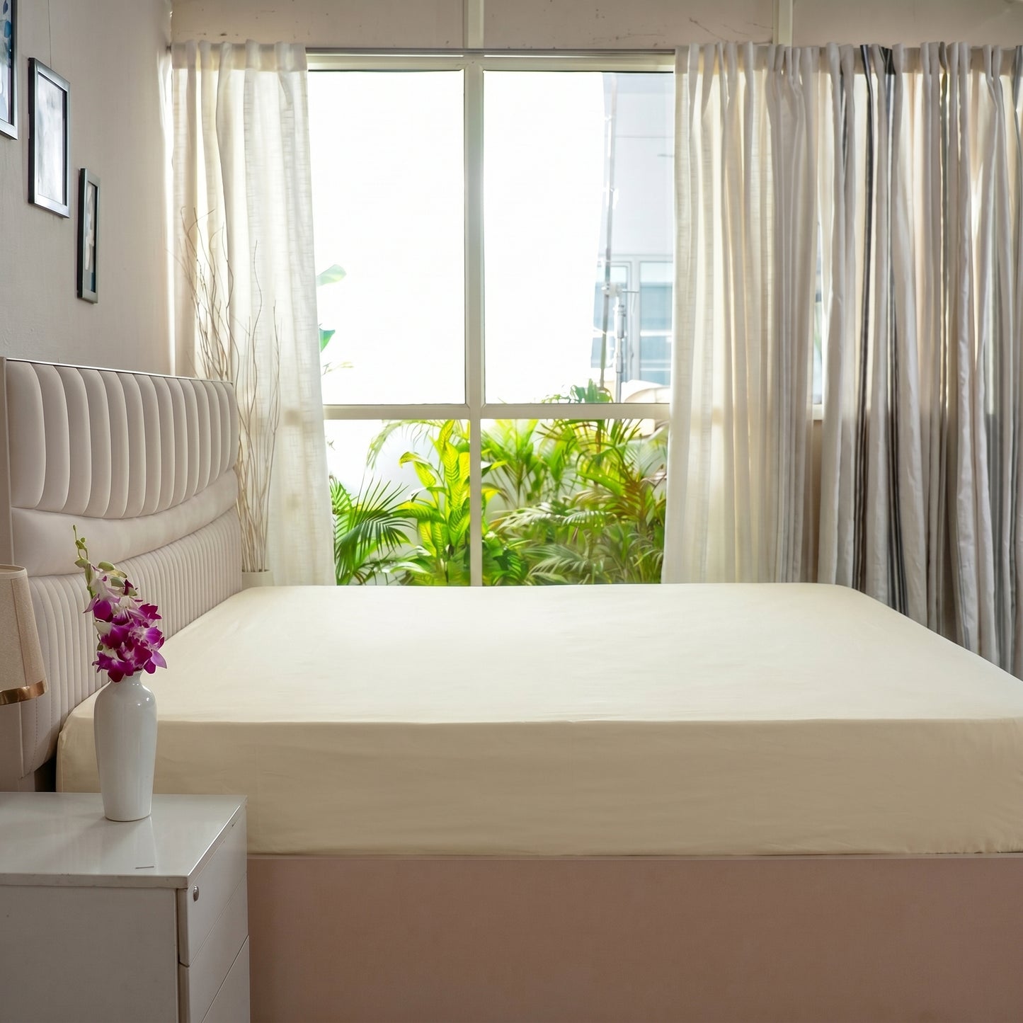 Organic Sateen Fitted Sheet