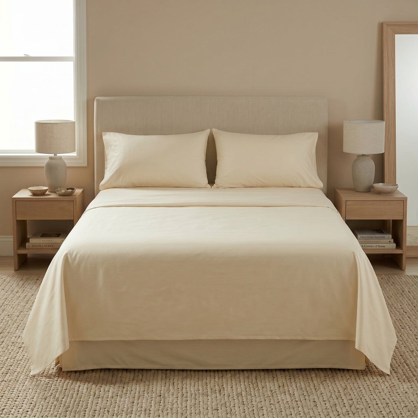 Organic Sateen Flat Sheet set