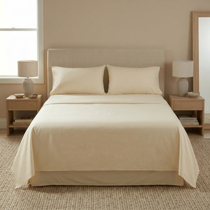Organic Sateen Flat Sheet set