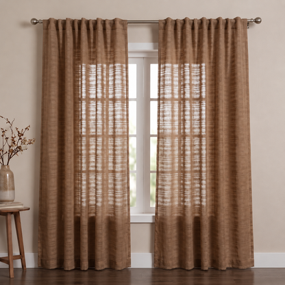 Elysion Pure Cotton Sheer Curtains