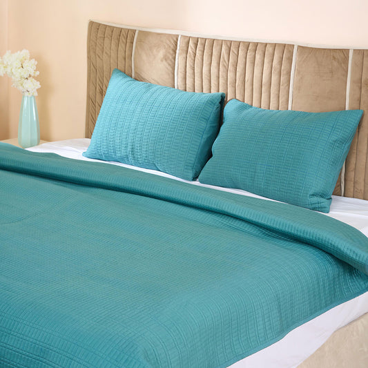 Cotton Brick Quilted Shams