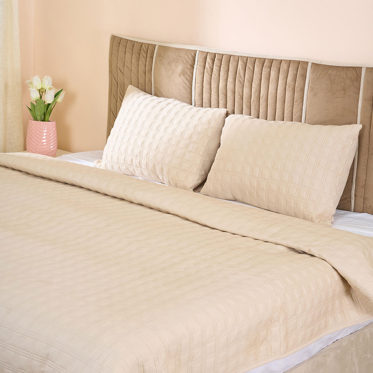 Cotton Heritage Cubic Quilted Shams