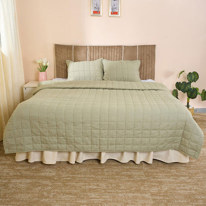 European Linen Grid Quilt