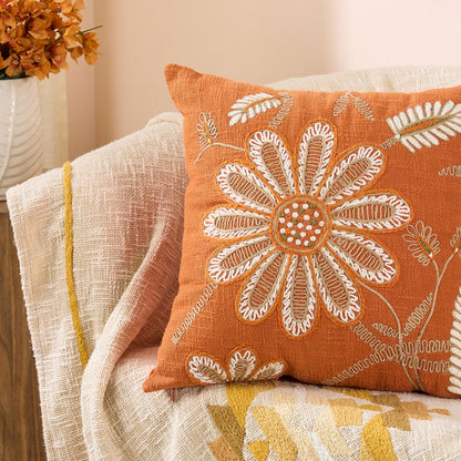Cushion Cover Dahlia Mustard