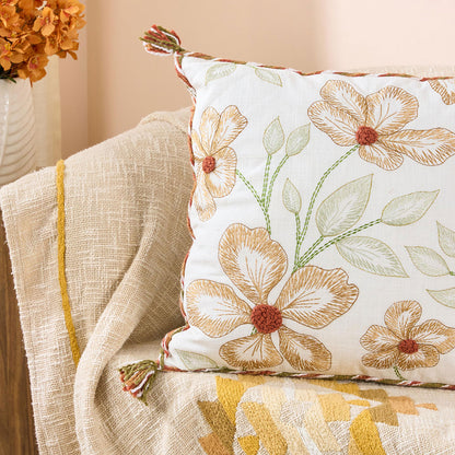Cushion Cover Daisy Rust