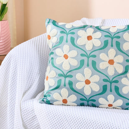 Cushion Cover Daisy Green