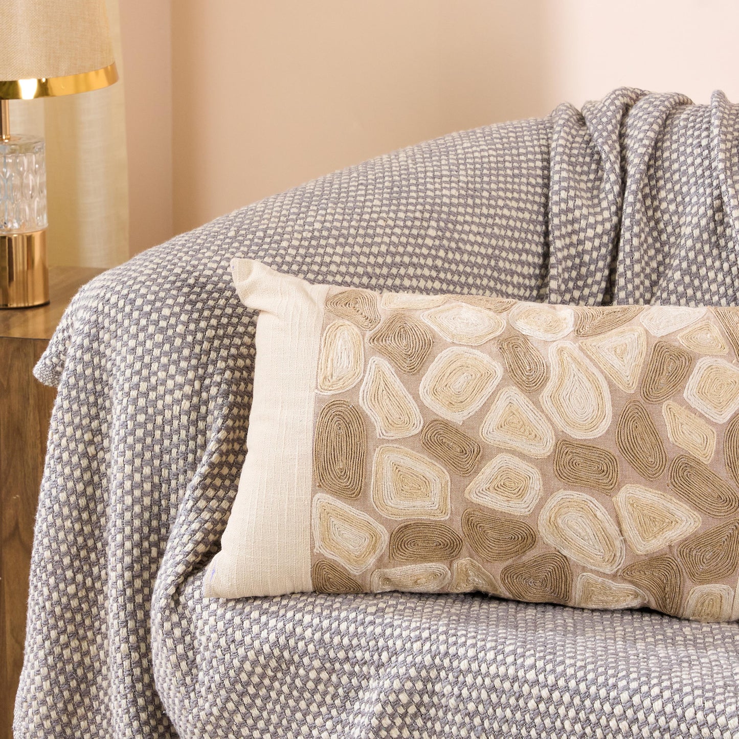 Textural Pebble Cushion